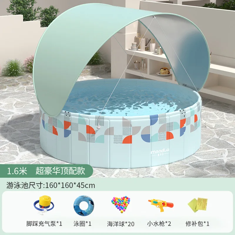 Piscine gonflable sans fil, piscine de jeu d'eau pour enfants, grande piscine extérieure pour adultes