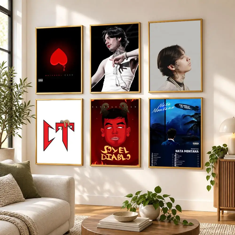 Rapper Natanael Cano Classic Poster HD art sticky wall waterproof home living room bedroom bar aesthetic decoration