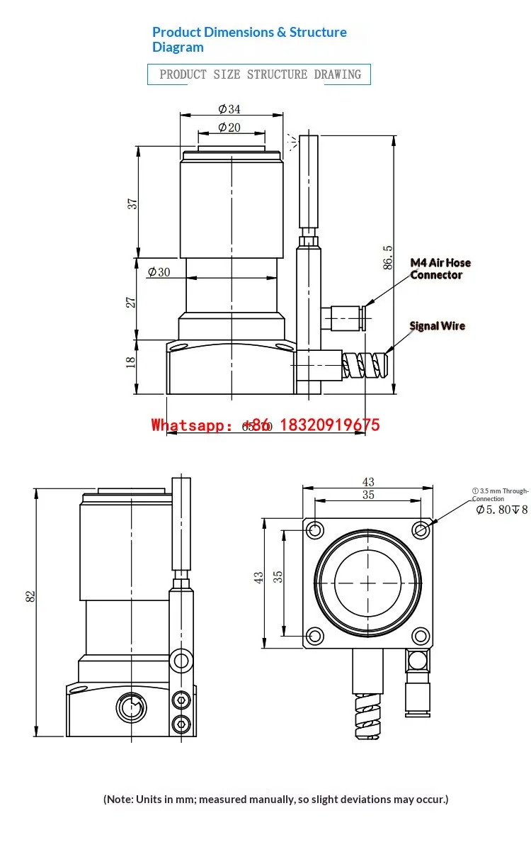 M83C-20-1-2 Photoelectric Automatic Tool Setter for CNC Machining Centers – Tool Breakage Detection