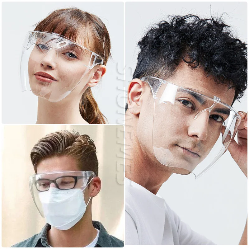 SHONEMES Face Shield Fog Dust Splash Proof Protective Glasses Detachable Nosepads Eye Mask Sports Goggles for Men Women