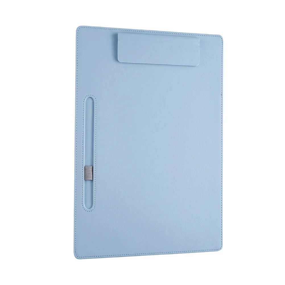 حافظة مكتبية محمولة مقاس A4 مع لوحة كتابة على شكل قلم أخدود لحامل ملفات مستندات مدرسة الأعمال متعددة الأغراض #3