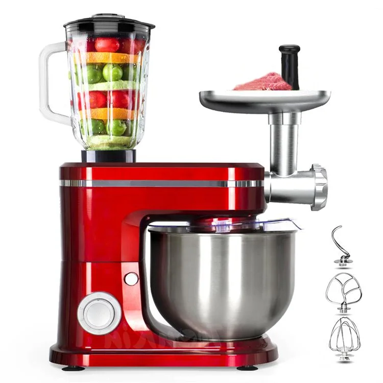 3 in 1 Multifunctional Dough Kitchen Appliances Blenders and Juicers Cake Aid Planetary Stand Mixer Food Mixers