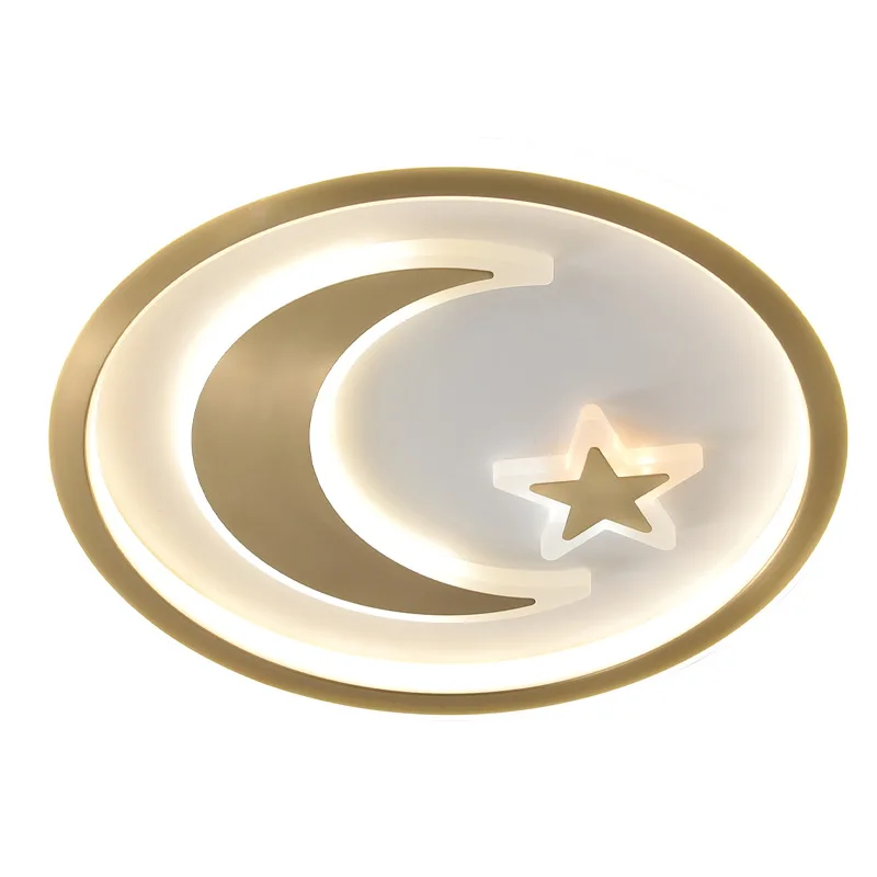 

Full copper, room, children's lamp LED ceiling lamp ins girl