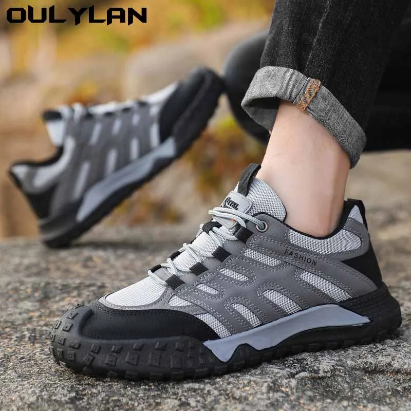 

Oulylan уличная спортивная рабочая мужская обувь походная обувь мужские роскошные дизайнерские зимние альпинистские треккинговые кроссовки для мужчин кожаные