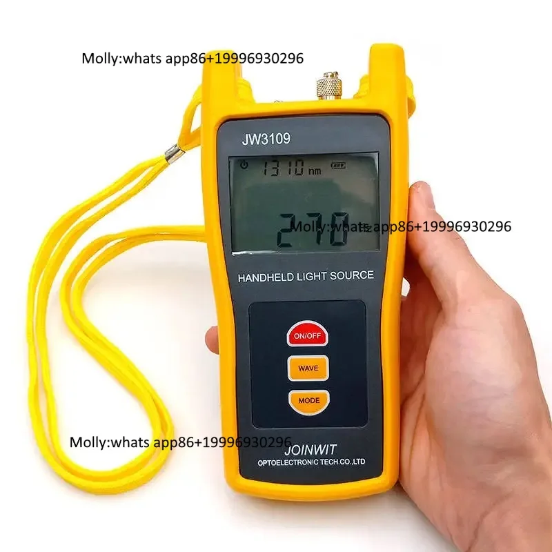 Top-ranking Products OLT Durable in use Portable Optical Light Source JW3109 1310/1490/1550nm Handheld Fiber Optic Light Source