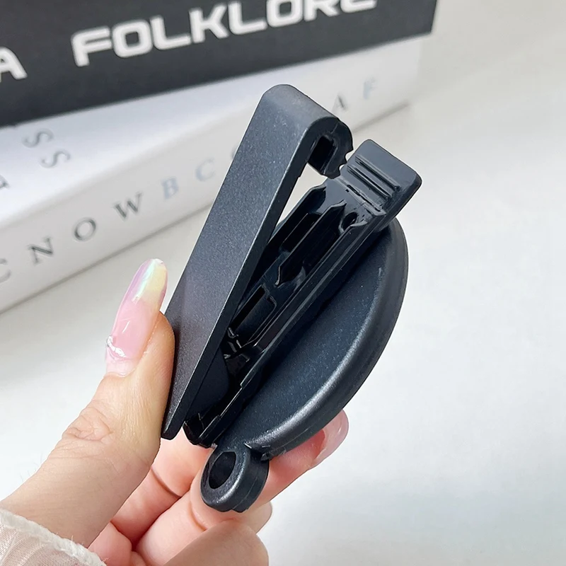 Magnetic Belt Clip Holder Mobile Phone Holder Backpack Clip Metal Hook Spring Rope