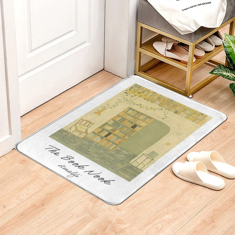 House entrance carpet Home door mat Modern Nordic style Room Bath Foot bathroom non-slip Kitchen water absorption rugs Abstract