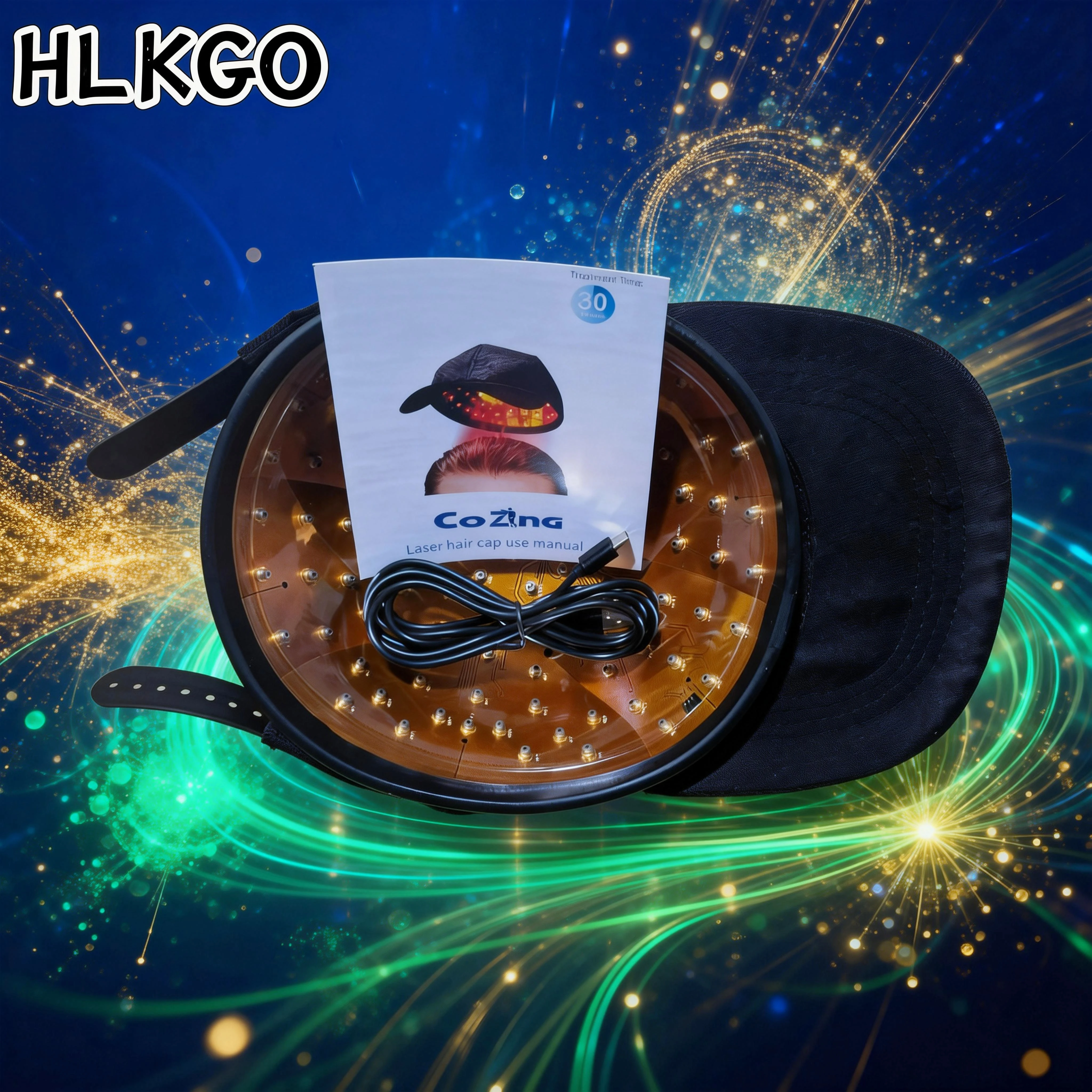 

Effective Hair Regrowth Laser Cap Medical LLLT Light Therapy Helmet Device Anti Hair Loss Prevention for Home Users