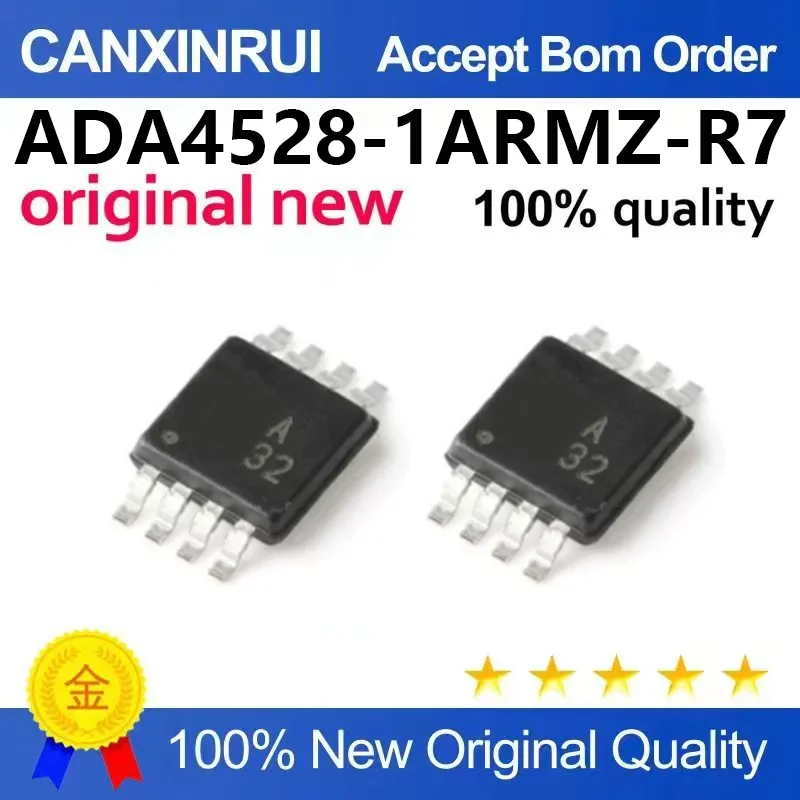 (5pcs-100pcs)Brand new original ADA4528-1ARMZ-R7 silk screen A2R patch MSOP-8 precision amplifier chip