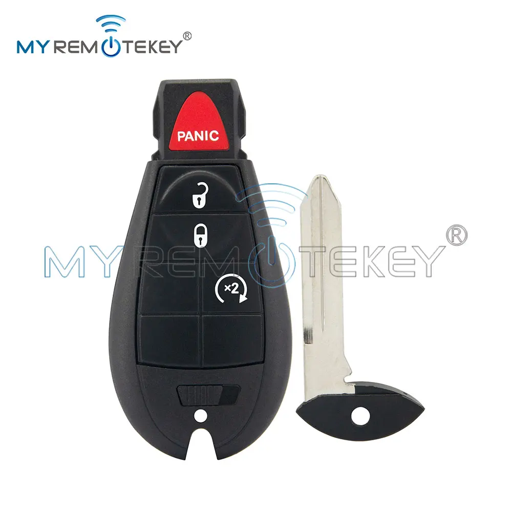 MYREMOTEKEY Fobik-Gehäuse, ferngesteuerter Autoschlüsselgehäuse für Chrysler 300 Town Country Jeep Dodge Durango IC 2701A-C01C FCC IYZ-C01C – Detail 4