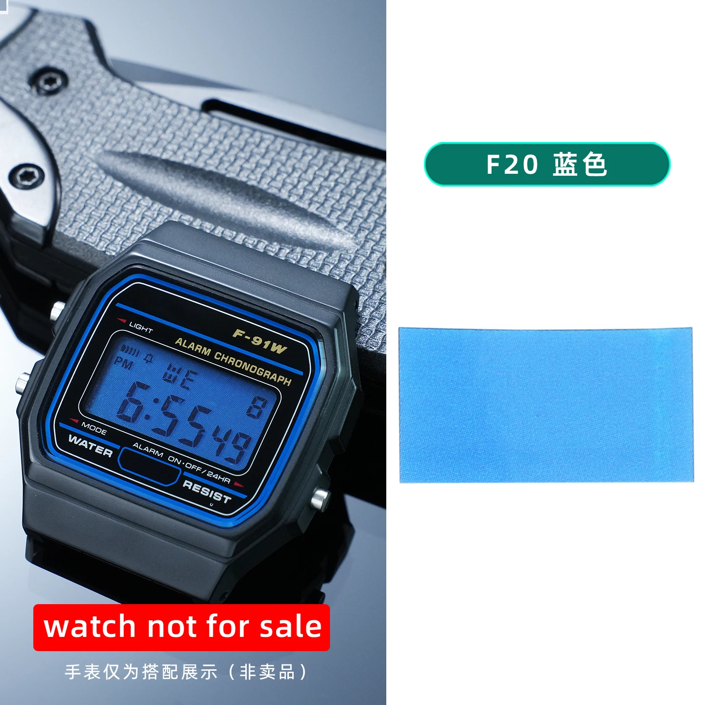 28 verschiedene Farbfolien für Display-Bildschirme, DIY-Aufkleber im Ins-Stil, HD-Folienaufkleber für Casio F91 A158 A159 A168 F105 – Detail 25