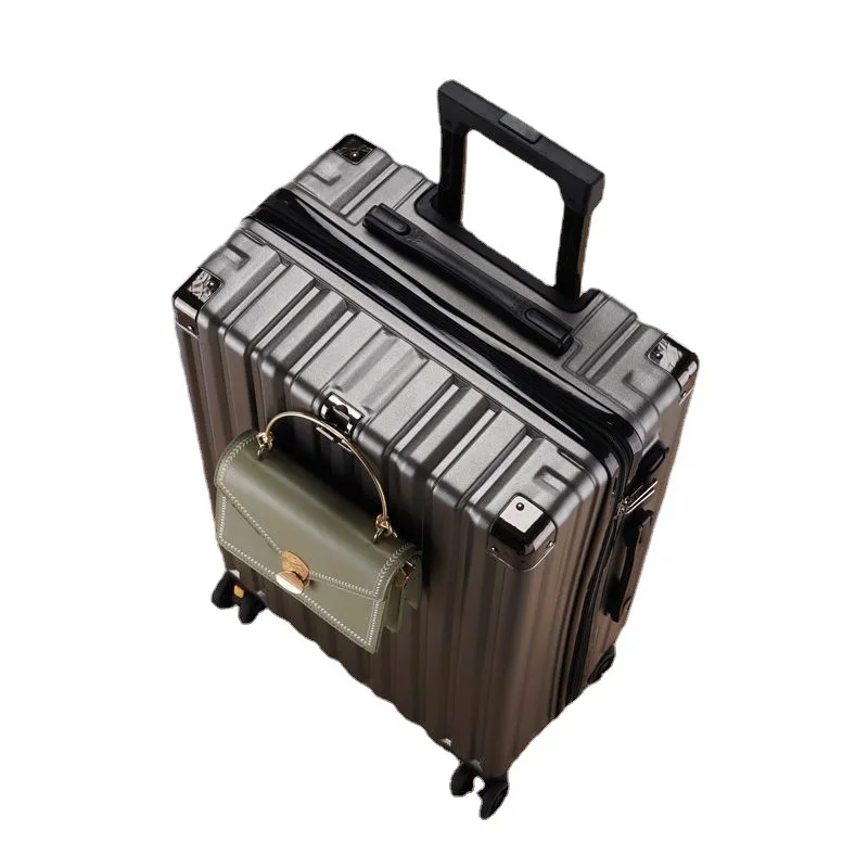 Male Students Mute Suitcase Universal Wheel 20 Zipper Female New Password Suitcase 24 Super Capacity Suitcase Maletas Bag