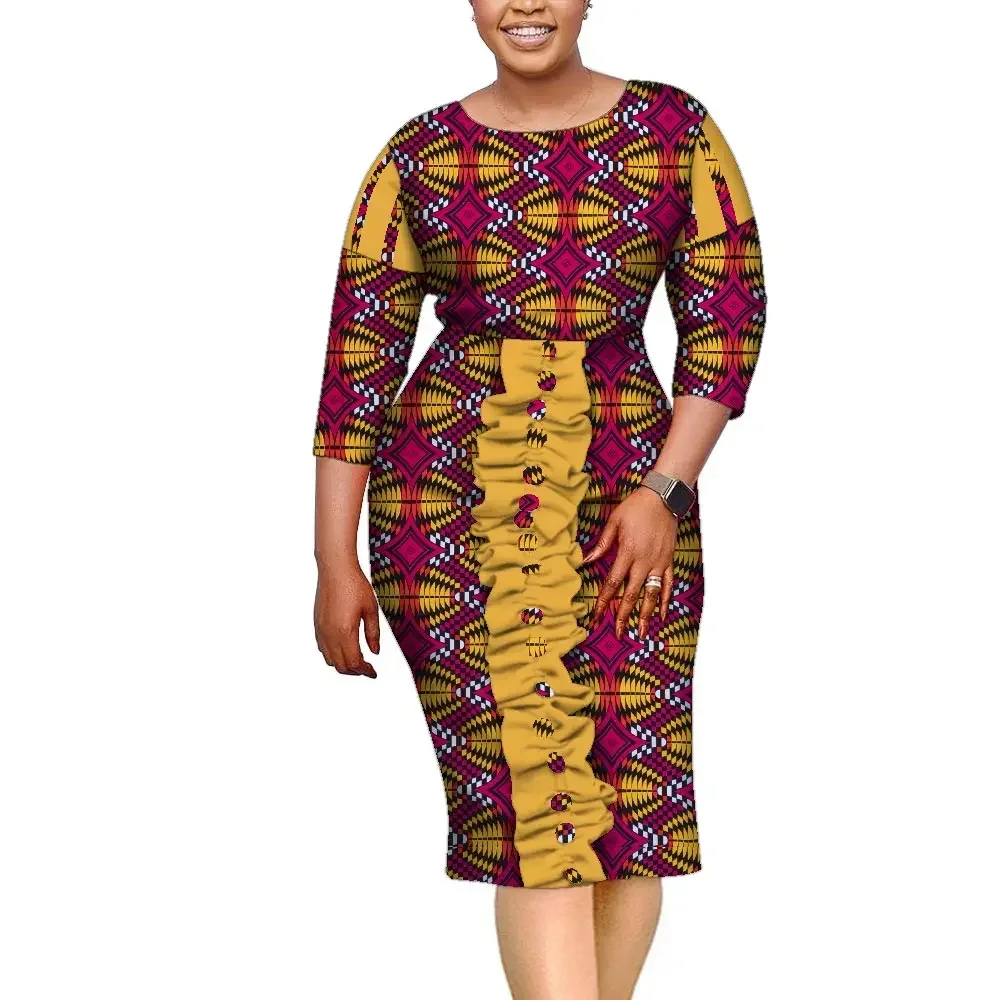 

African Women's Dress Knee Length Short Skirt Ethnic Style Women's Clothing WY9673