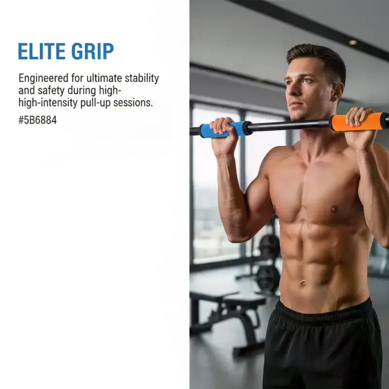 2Pcs Pull Up Bar Cushion Grips Anti Slip Soft Cover Pads For Dumbbell Barbell Exercise Equipment And Luggage Handles - view 4