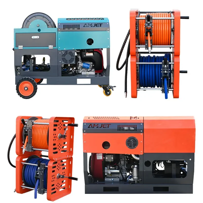 2026Hot Selling AMJET TwinReel Suitable for 100-350bar Less Than 80 Liters and Is Suitable for Connecting Pipeline Cameras