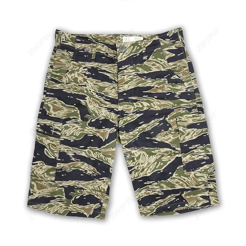 Vietnam war U.S. Army tiger pattern tiger spot camouflage TCU shorts