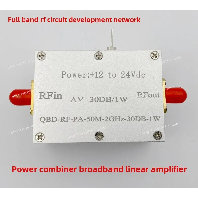 Power Synthetic Wideband Linear RF Amplifier 50M-2GHZ 1W Small Signal Amplifier, Wideband PA