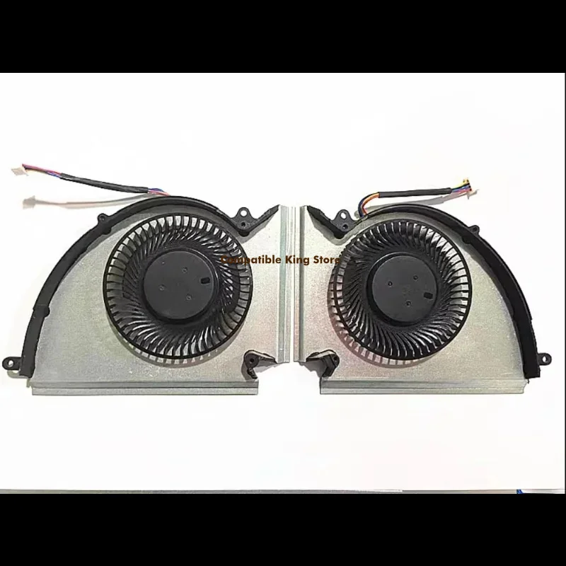 d+Laptop CPU+GPU Cooling Fan for MSI GE76 GP76 WE76 MS-17K3 MS-17K2 Series PABD1A010SHR-N451 PABD1A010SHL-N452 DC12V 0.6A Fan
