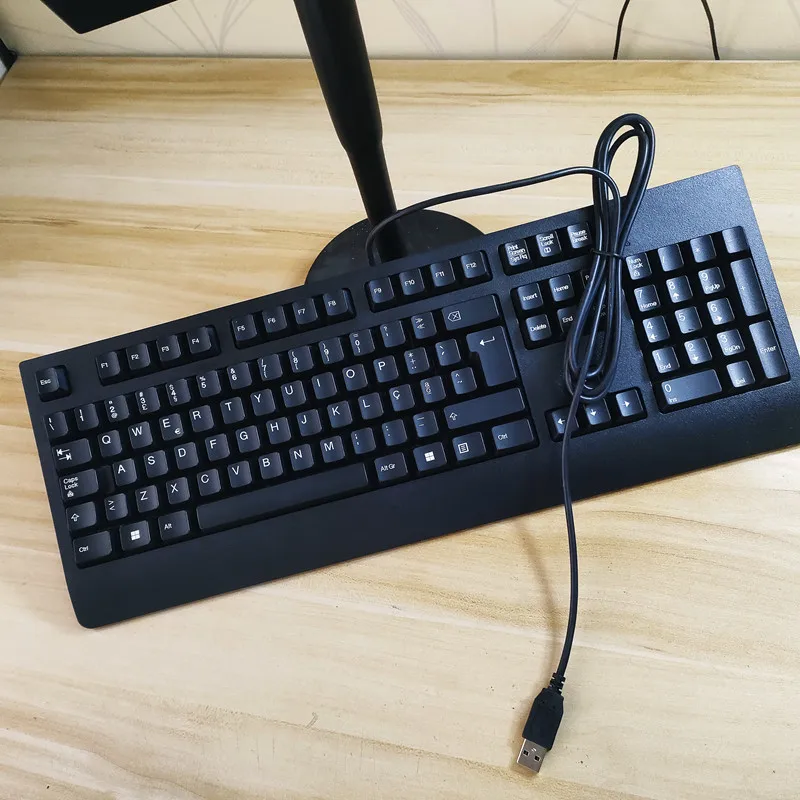 

Проводная USB-клавиатура с португальской раскладкой для ноутбука Lenovo SK8827, настольного компьютера, офисная клавиатура
