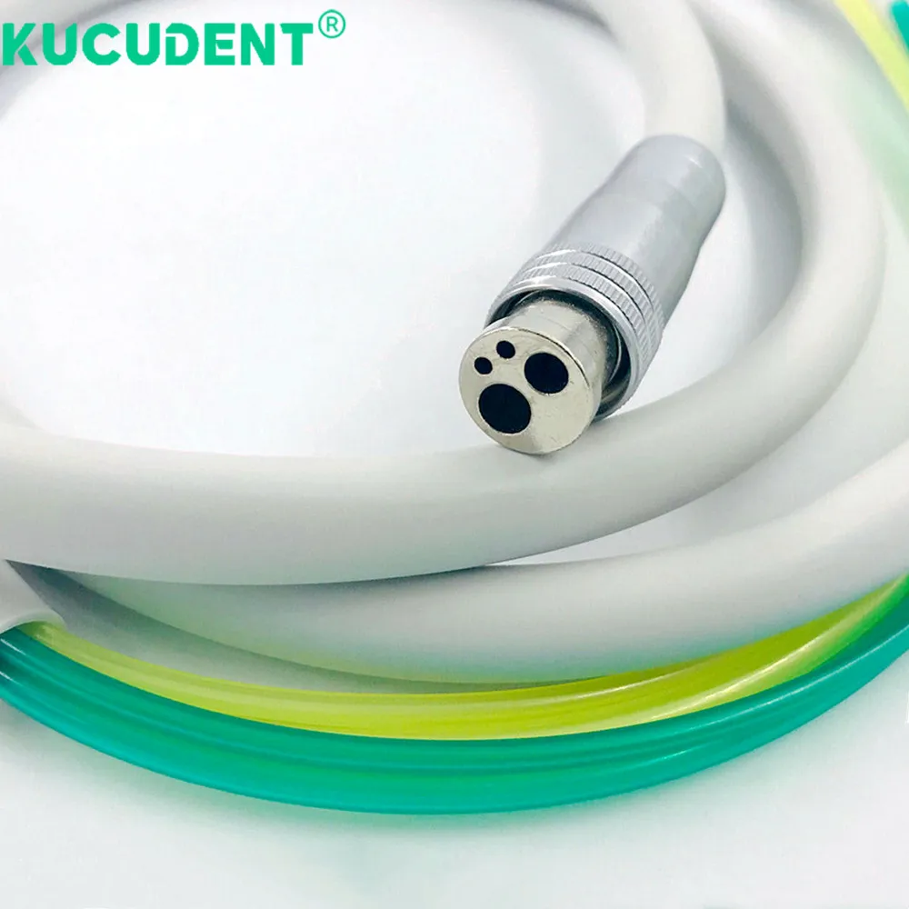 

2/4 Holes Dental Silicone Hose with Connector Fit High/Low Speed Air Turbine Handpiece Silicon Cable Tubing Pipe Connector Lab