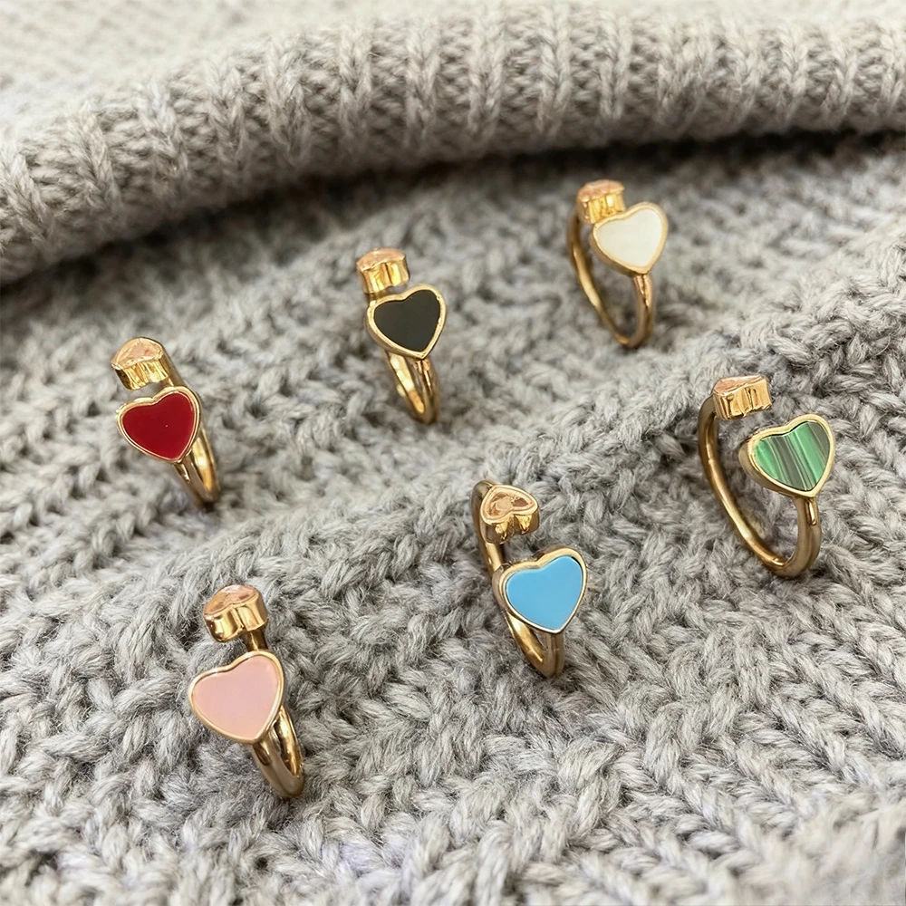 

2025 Fashion Jewelry New Happy Love Pearl Ring for Women, Movable Diamond, Light Luxury ·