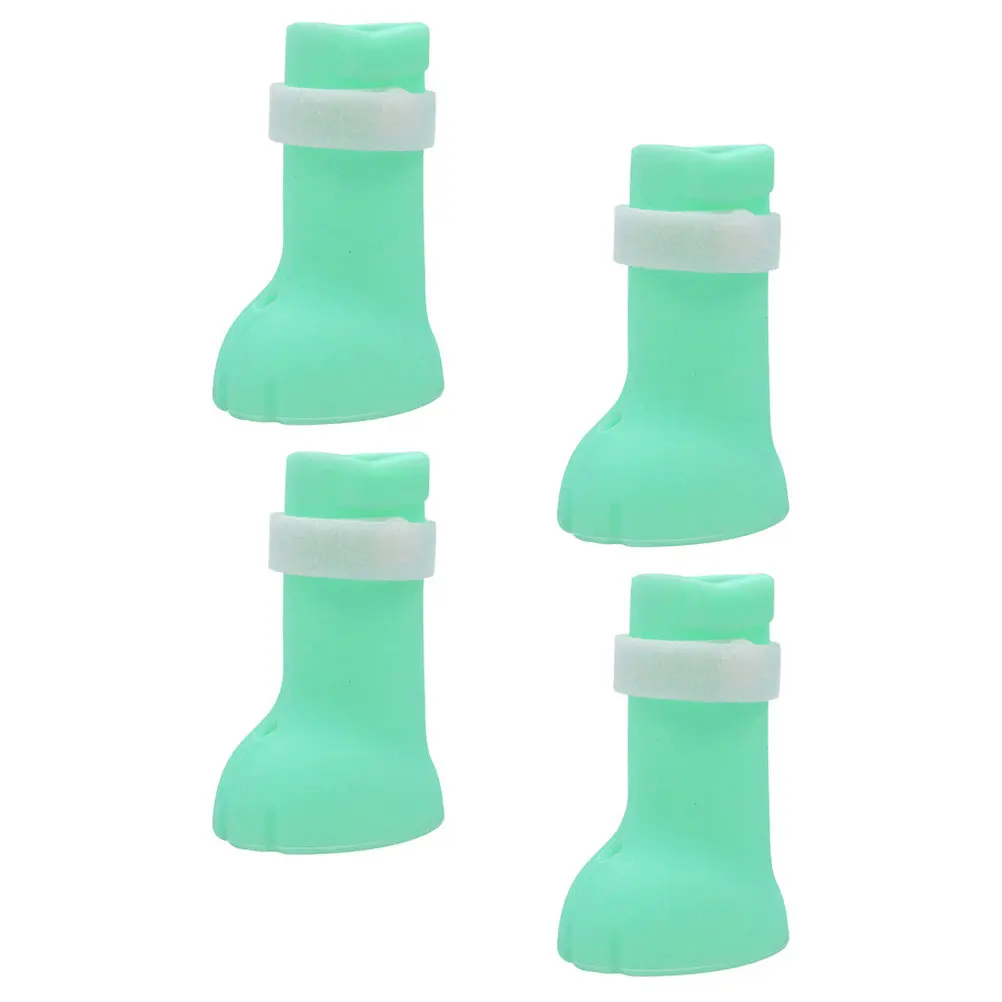 

4Pcs Cat Booties Silicone Soft Cat Feet Covers for Grooming and Bathing Non-Slip Washable Claw Protectors for Kittens and Cats