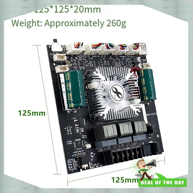 24시간 배송 ZK-HT21 2.1 채널 160Wx2+ 220W 디지털 전력 증폭기 Bluetooth APP TDA7498E 오디오 모듈