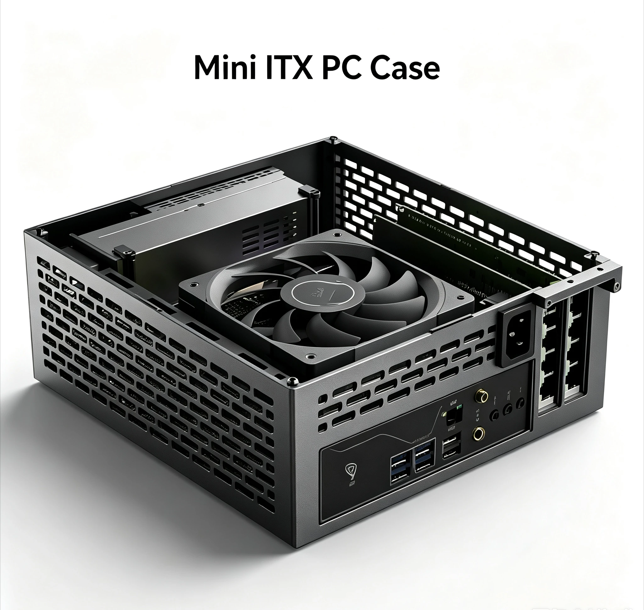 Корпус для ПК A24-V5 5L Mini ITX, компактный настольный корпус, два слота для видеокарт, поддержка одного блока питания 1U