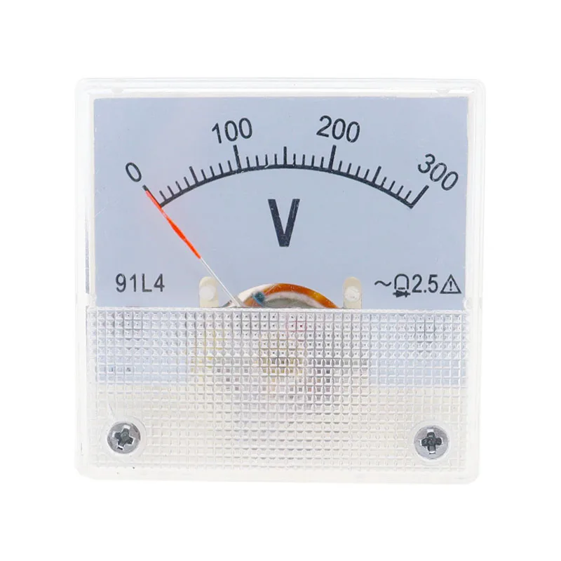 91L4 AC 0-150V 250V 300V 450V Analog Panel Volt Voltage Meter Voltmeter Gauge 91L4 AC 0-150V