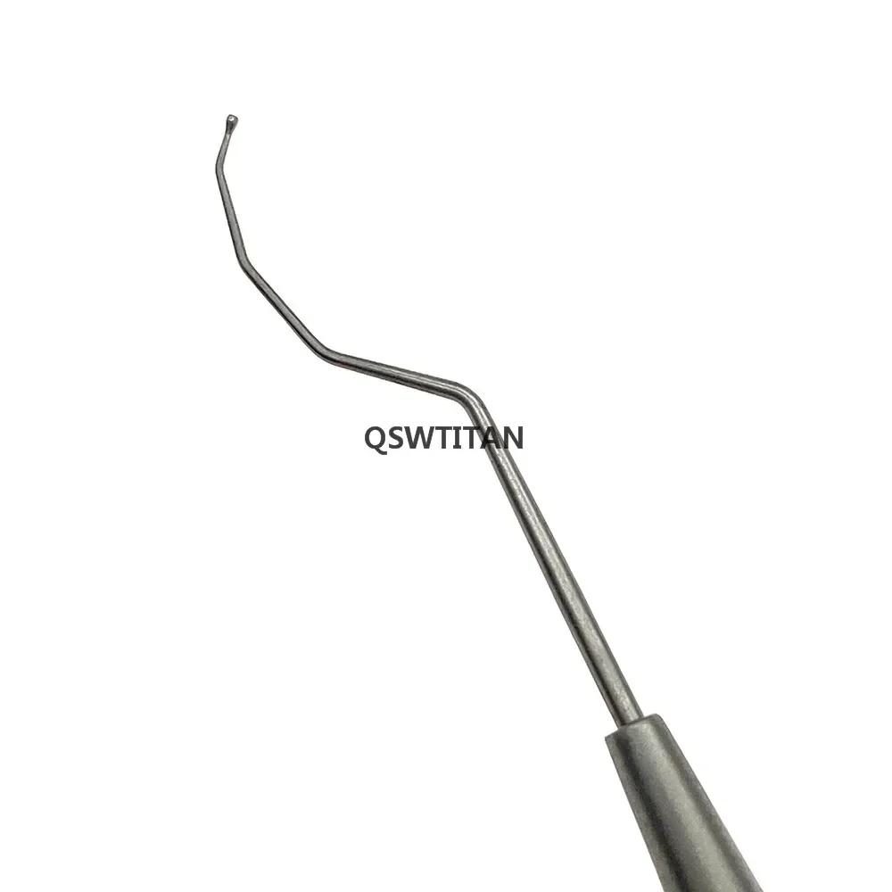 QSWTITAN Lente oftalmica Manipolatore Gancio Minami M Punta In Acciaio Inox Doppia Palpebra Strumenti Chirurgici Strumenti Palpebra