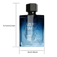 LASTAR Men Perfume, Two Bottles Totaling 100ml/3.38fl.oz, Musk, Long-Lasting Fragrance, Christmas/New Year Gifts 3