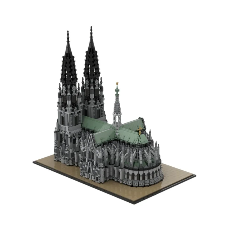 

8348PCS MOC Technology Building Blocks Creative Street View Castle Cologne Cathedral Adult High Difficulty Toy Model