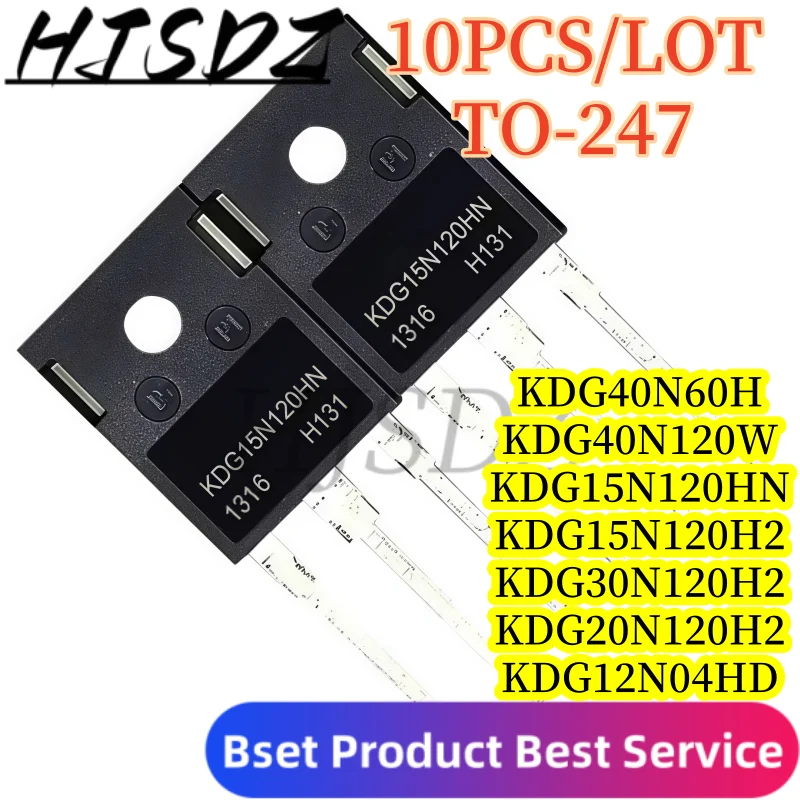 【10PCS/LOT】KDG30N120H2 KDG15N120H2 KDG40N120W KDG20N120H2 KDG40N60H KDG120N04HD KDG15N120HN Power Transistor TO-247