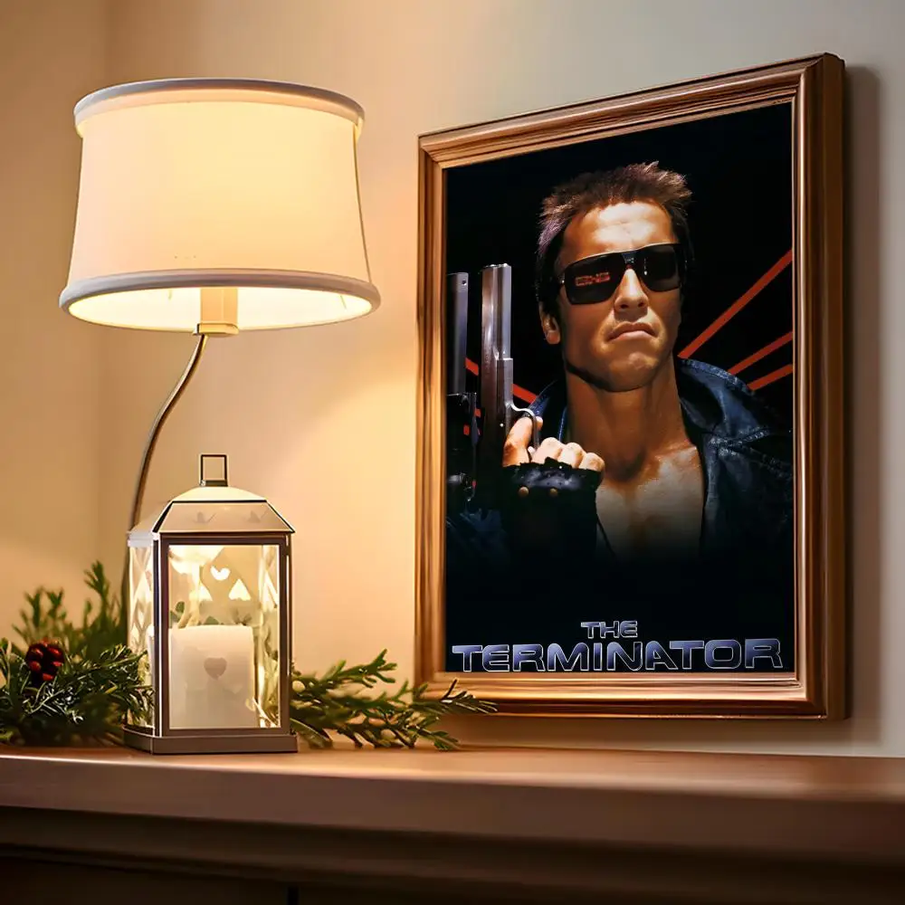 Cartoon The T-terminatorS Poster Sticker Self Adhesive for Office Home Theater Wall Art Corridor Decor Fancy Gifts