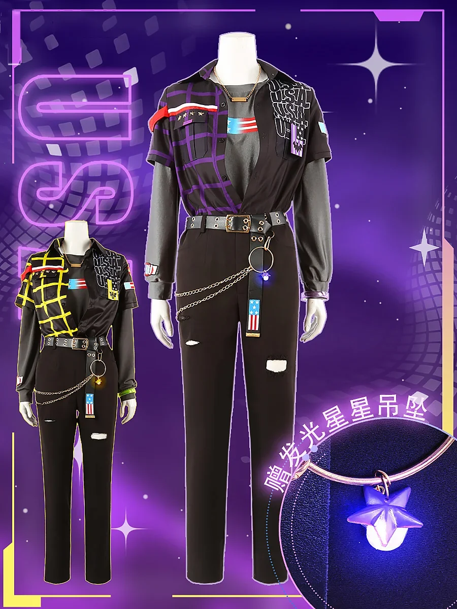 Game Ensemble Stars UNDEAD Crazy B Sakuma Rei Hakaze Kaoru Cosplay Costume Party Suits Halloween Carnival Uniforms Custom Made