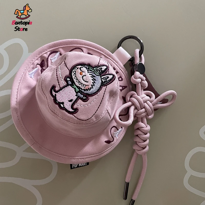 

Genuine Pop Mart Labubu Spring Wilderness Home Series Blind Box Fashion Pendant Bag With Fisherman'S Hat Design Trendy Gift Toy