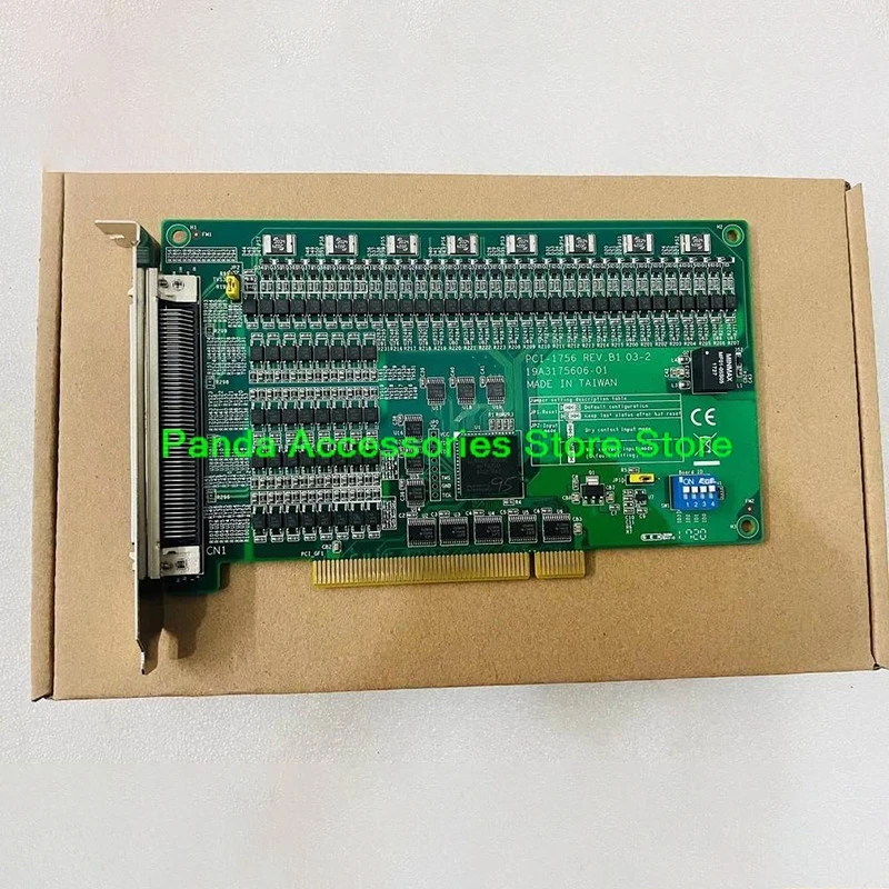 For Advantech Acquisition Version Sub 64 Channel Isolated Digital IO Board PCI-1756 REV.B1