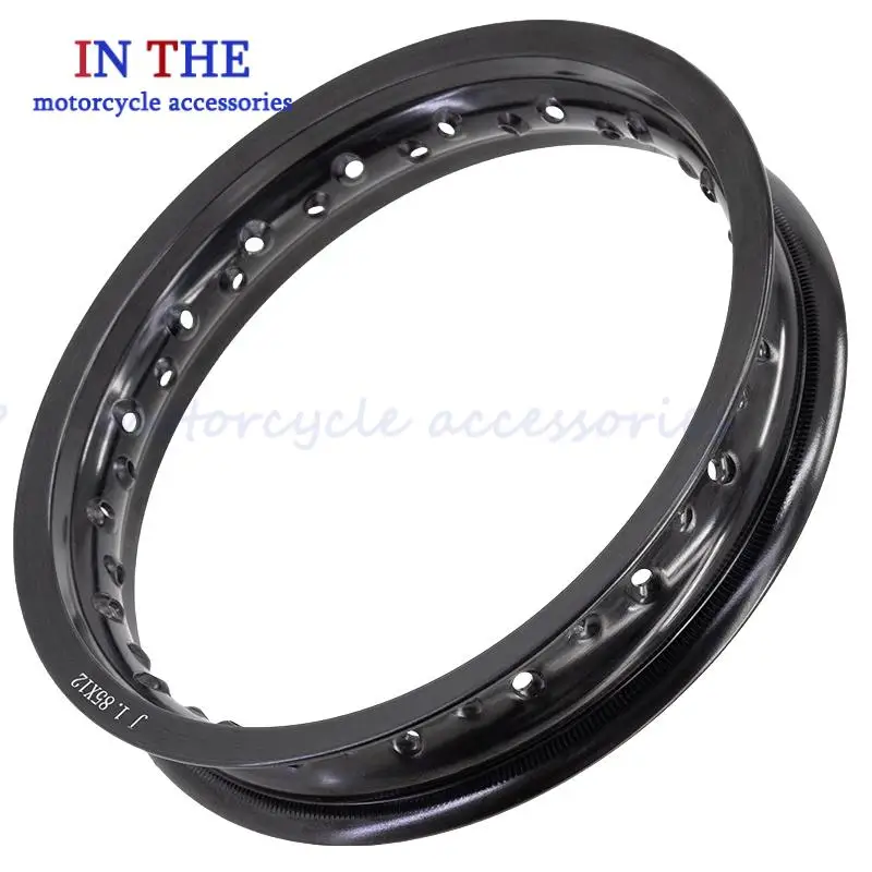 1.85*12"  12Inch wheel Hub Brand Motorcycle 1.85x12 32 or 36 Spokes Holes Front/rear Wheels 12 inch Aluminum Alloy Rim