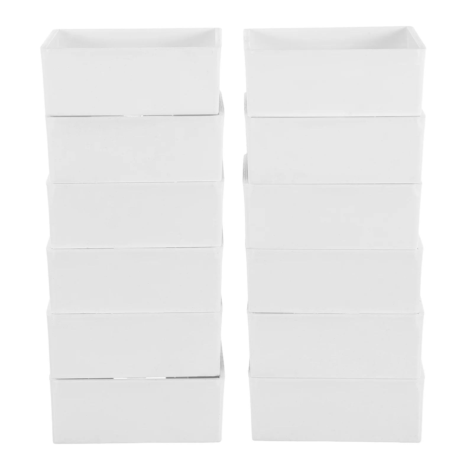 

12pcs Single Gang Recessed Wall Outlet Box 8.6Cm Dustproof Flame-Retardant Flush Mount Junction Case Deep Switch Cover For