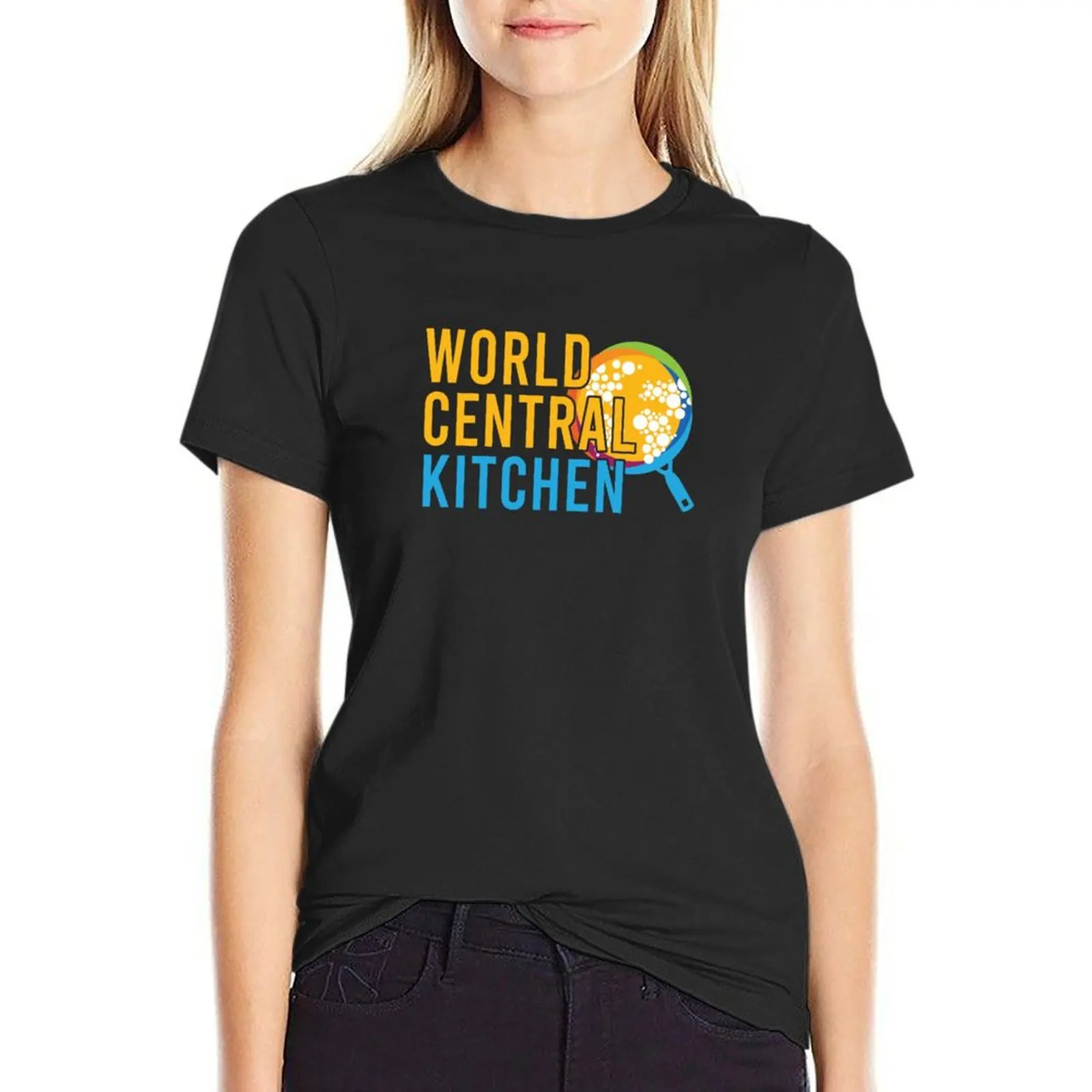 

World Central Kitchen T-Shirt summer top plain funny graphics graphic t-shirts for Women