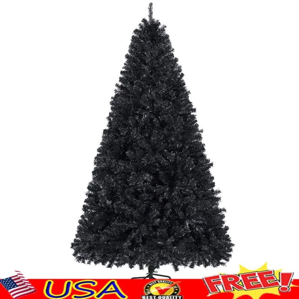 

6ft Foldable Christmas Tree with 818 LED Lights Artificial Christmas Tree Indoor Outdoor Use Easy Assembly Christmas Decoration