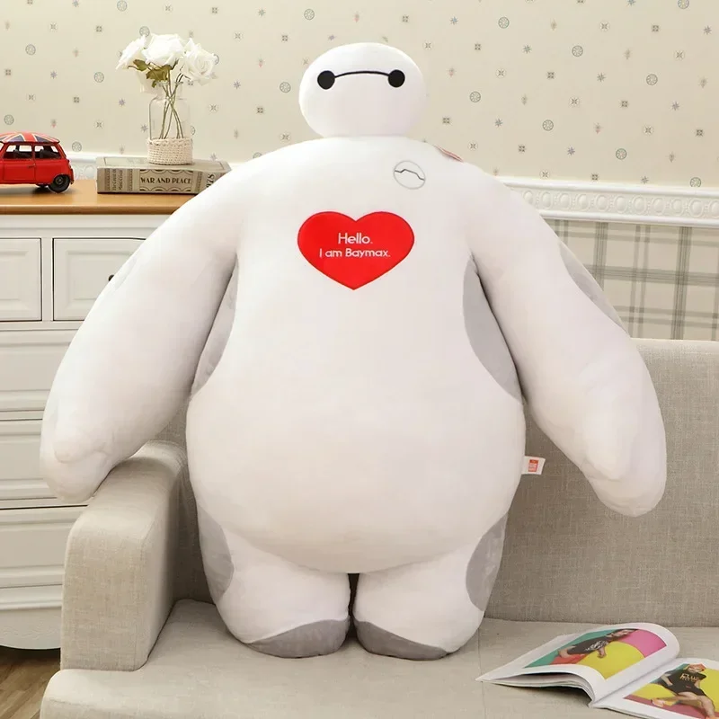 60cm~180cm Large size love Big Hero 6 super loving heart Baymax stuffed Plush toy Full filled doll model kids baby gift