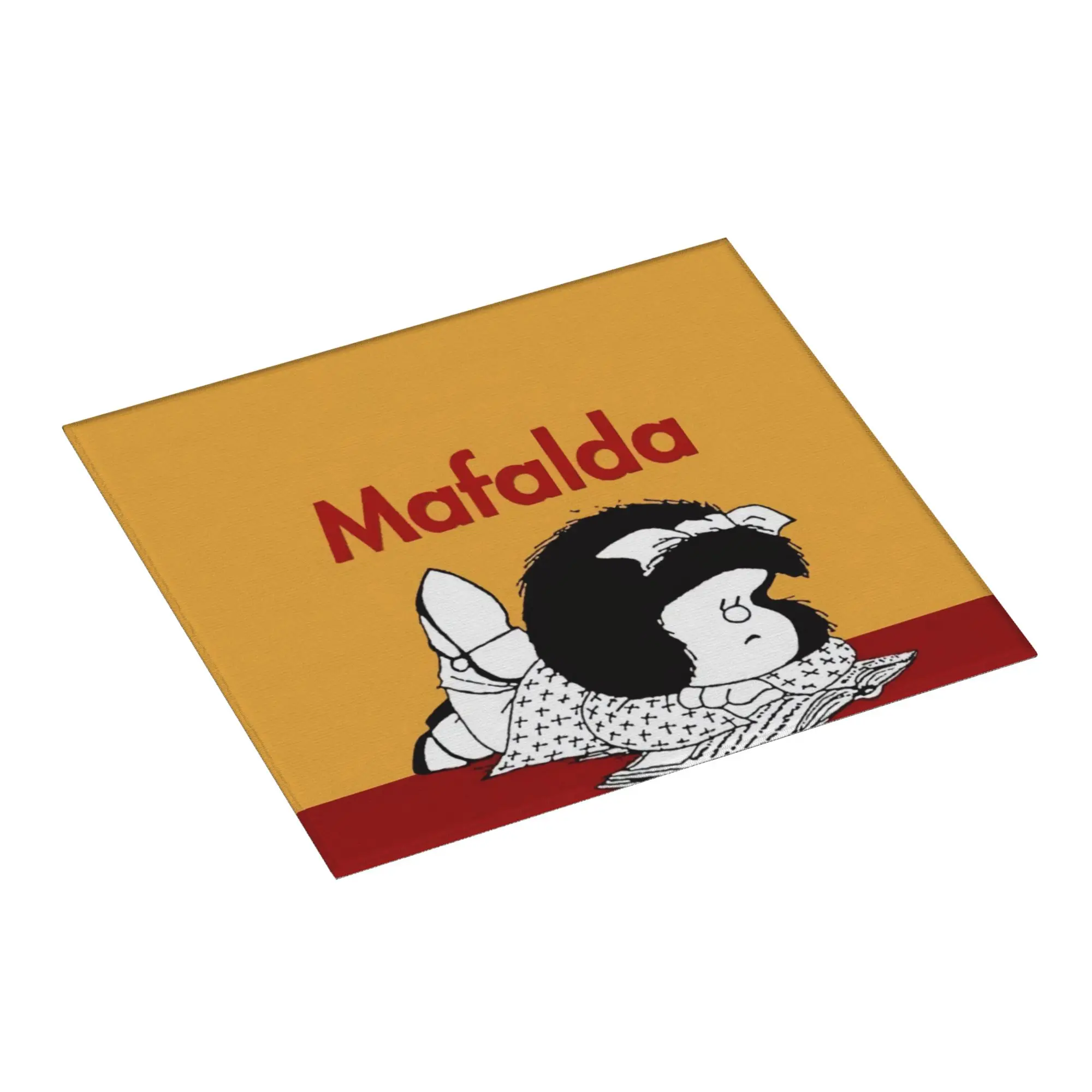 Drying Mat For Kitchen Cartoon Mafalda Barware Tableware Oil Proof Argentine Quino Comics Washable Kitchen Sink Drying Pad