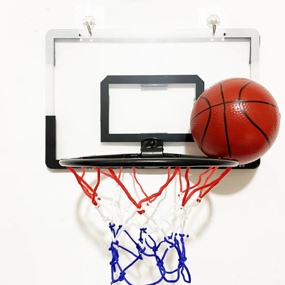 

1Set Folding Wear-Resistant Basketball Frame Easy Carry Indoor Outdoor Kids Plaything Funny Basketball Set Boys Christmas Gifts