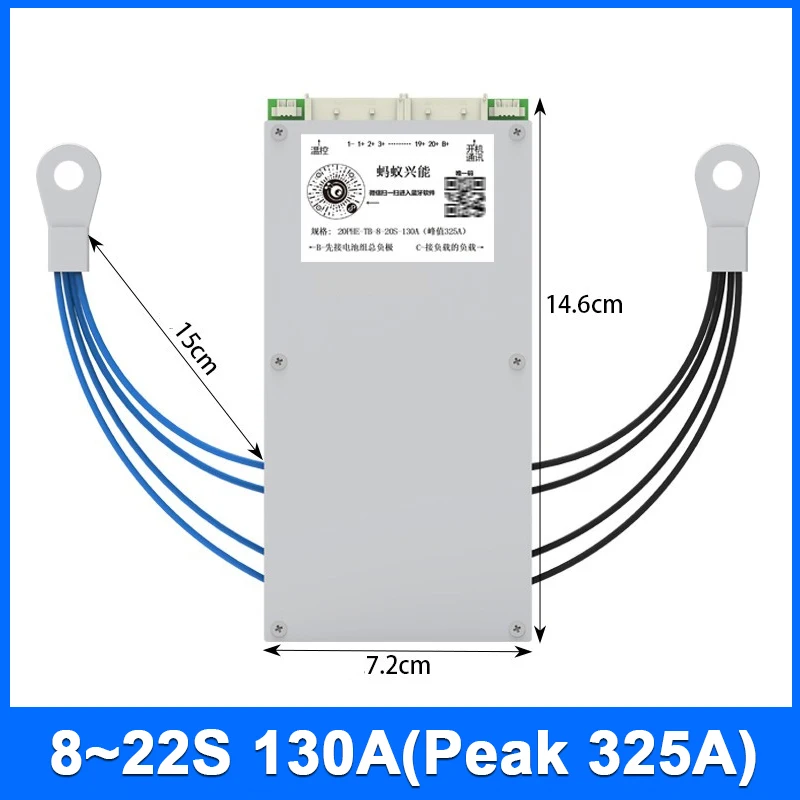 8 Đến 22S Kiến BMS Pin Lithium Ban Bảo Vệ Li-ion Lifepo4 40A 80A 120A 180A 240A Bluetooth Thông Minh wirhout Màn Hình LCD