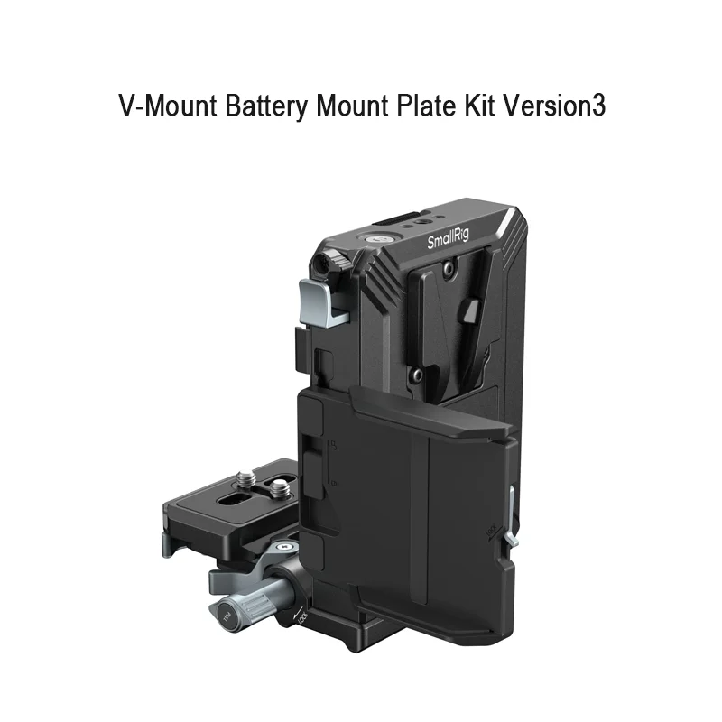 SmallRig 5315 V-Mount Battery Mount Plate Kit for Sony Canon for DSLR Camera w Arca-Swiss Plate LCD Screen Protection Bracket
