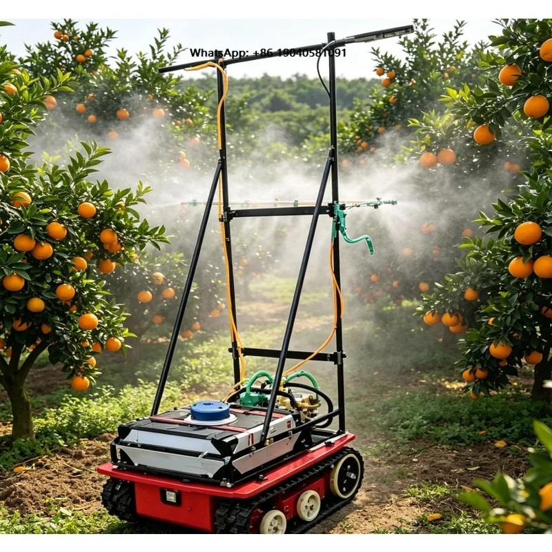 RTK Precision Positioning Intelligent Orchard Spraying Robot for Mango & Vineyard