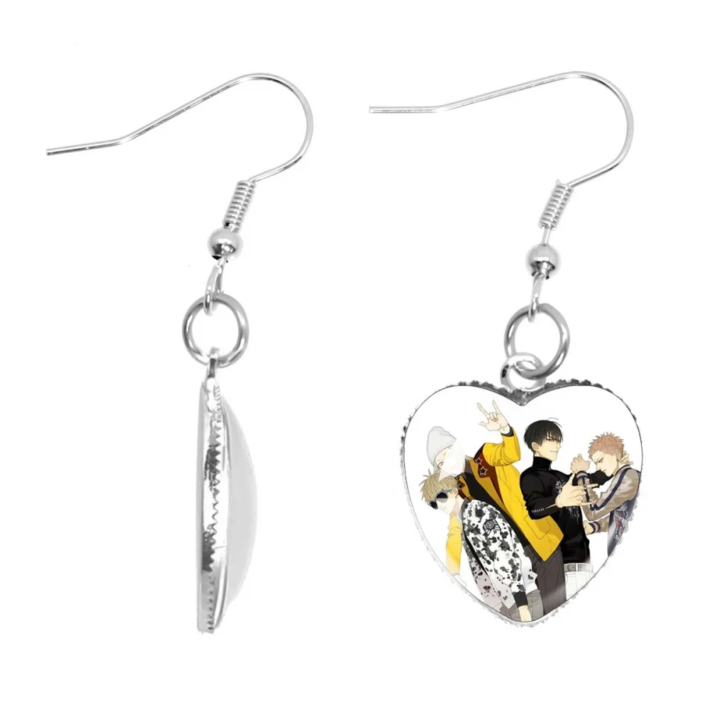 20mm Earhook Earrings Pendent Anime 19 Days Character Old Xian ,Hetian,Jian Yi Handmade Glass Jewelry Accessoris Fans Gifts