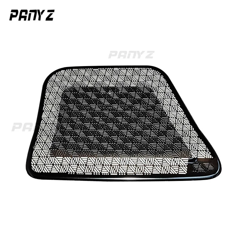 For BMW 2023 7 series G70 i7-M logo Black titanium 2-piece set Air Outlet Mask Under Seat Vent Protection Cover