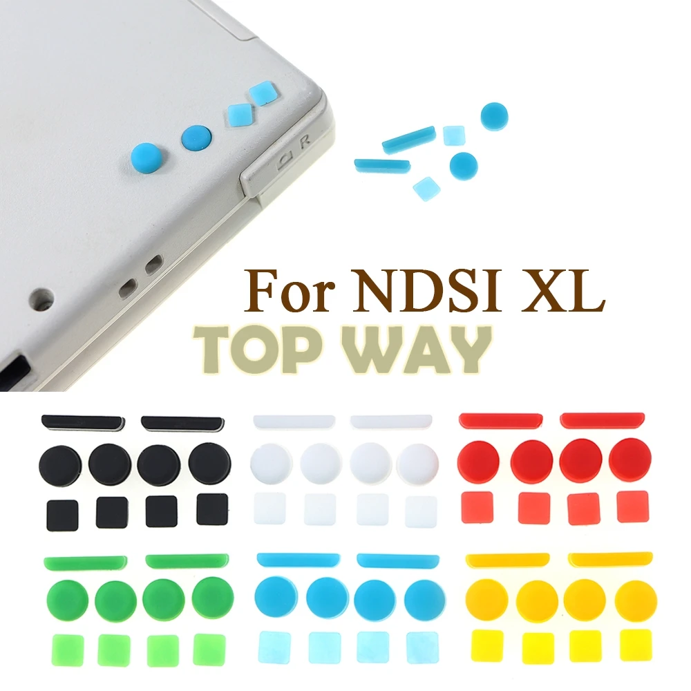 30 juegos de cubiertas de pies de tornillo de repuesto para consola de juegos NDSi XL LL, cubierta de pies de tornillo, tapón de almohadilla de goma para NDSIXL